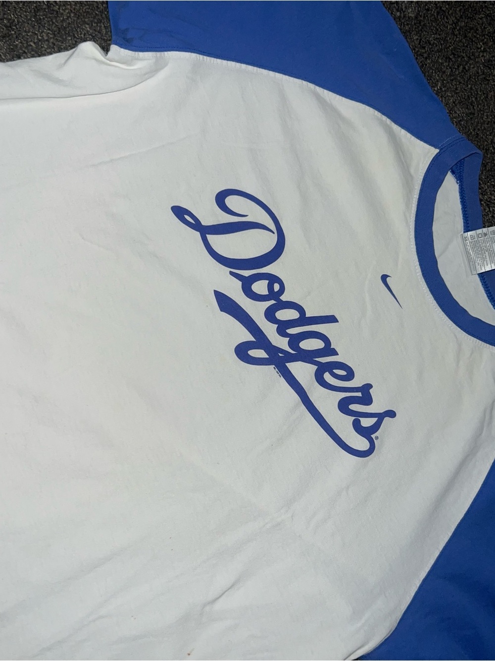 Vintage 04’ Nike MLB Los Angeles Dodgers Center Swoosh T-Shirt Men Size XL